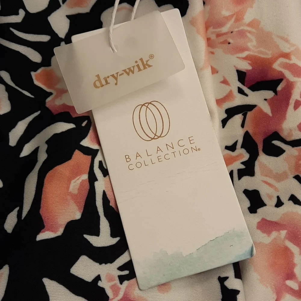 NWT, Balance Collection Magenta Lust Dream Floral Compression Leggings